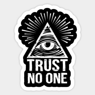 "Trust No One" - Eye Of Providence Sticker